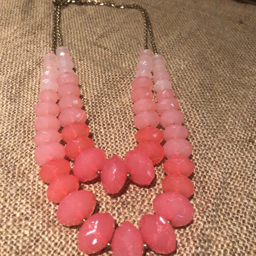Pink Necklace from Anthropologie